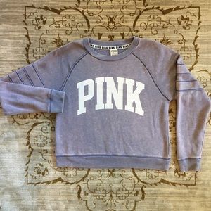Pink Victorias Secret small  cropped sweatshirt